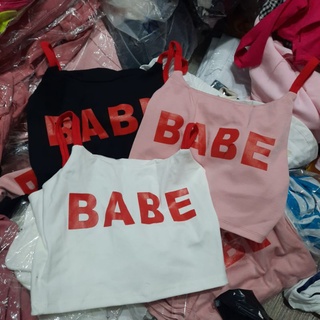 áo 2 dây croptop babe