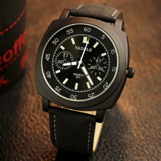 Đồng hồ nam yazole 314 dây da