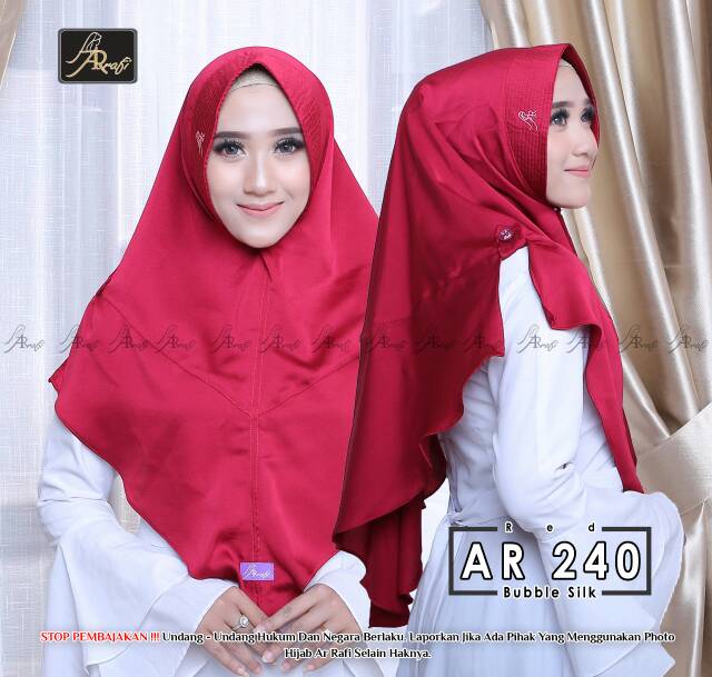 Ar Rafi Store Rafi Store Ar 240 Khimar Kancing Ar Rafi Store
