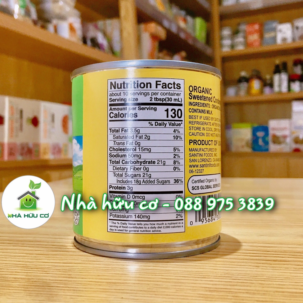 Sữa đặc hữu cơ California Farm (Organic weetened condensed milk) - Hạn sử dụng: 01/2/2024 - Nhà Hữu Cơ
