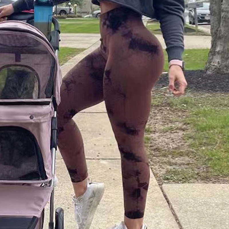 Quần Dài Thể Thao Lưng Cao Nâng Hông Thích Hợp Chạy Bộ Tập Yoga Cho Nữ