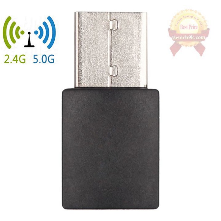 [Hàng xịn] USB thu phát sóng wifi 5Ghz 600Mbps 3.0 RTL8811AU không dây cho pc laptop điện thoại | BigBuy360 - bigbuy360.vn