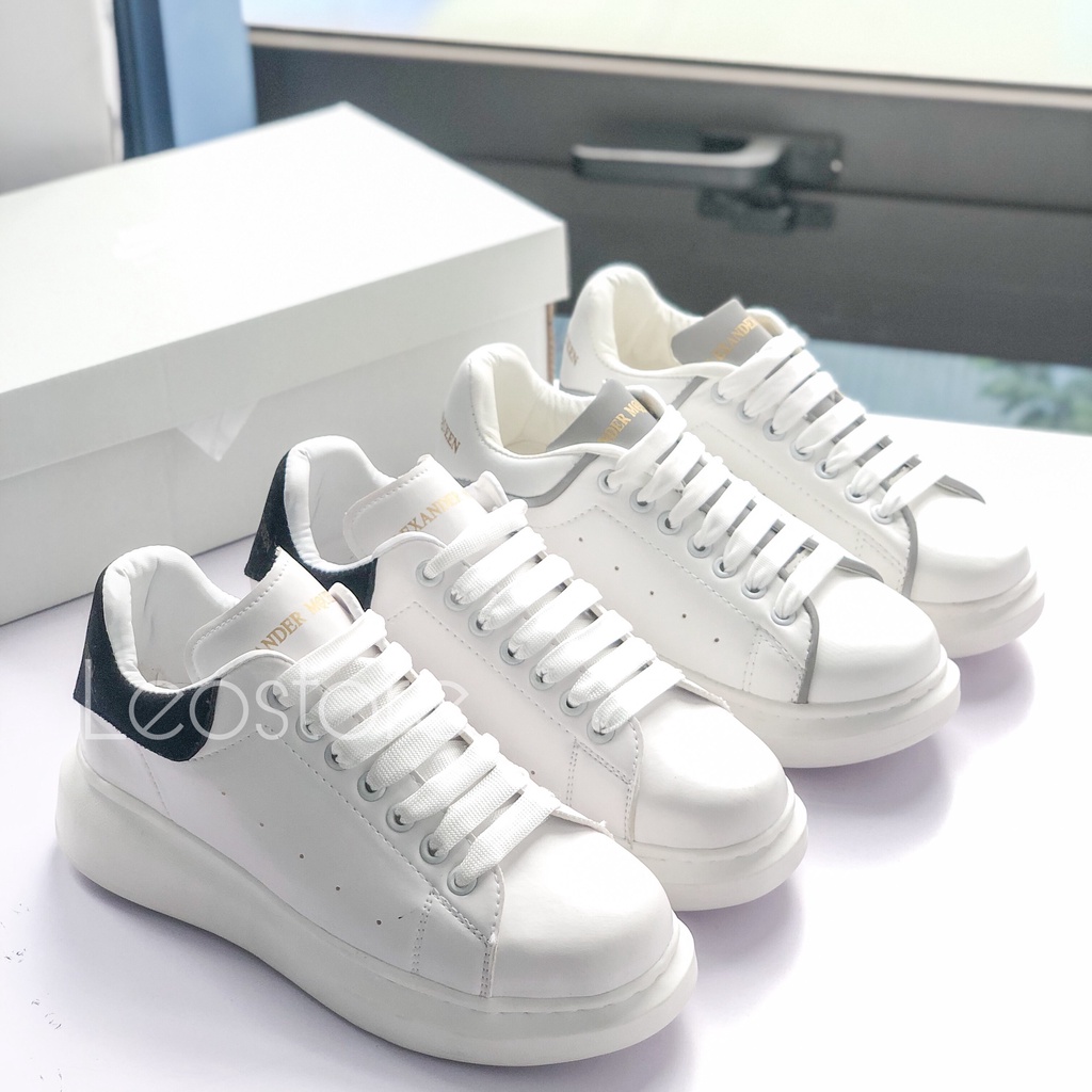 Giày queen gót đen và phản quang full size nam nữ