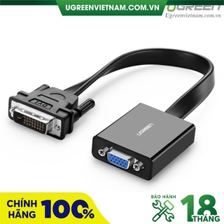 Cáp chuyển đổi DVI to VGA chính hãng Ugreen 40259 cao cấp