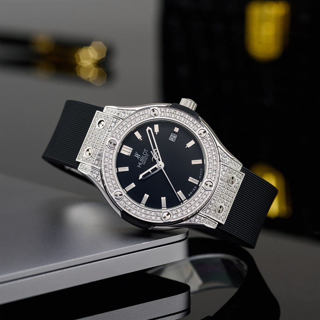 [full box hãng] Đồng hồ Hublot nữ cao cấp máy pin bảo hành 24 tháng DHN901