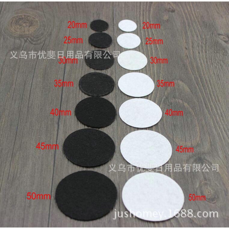 (50 cái)Đế dạ cắt sẵn nhiều size, Nguyên liệu diy