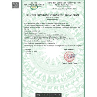 Canxi milk nano mk7 DANIPHARM, canxi cho bé ăn ngon ngủ tốt