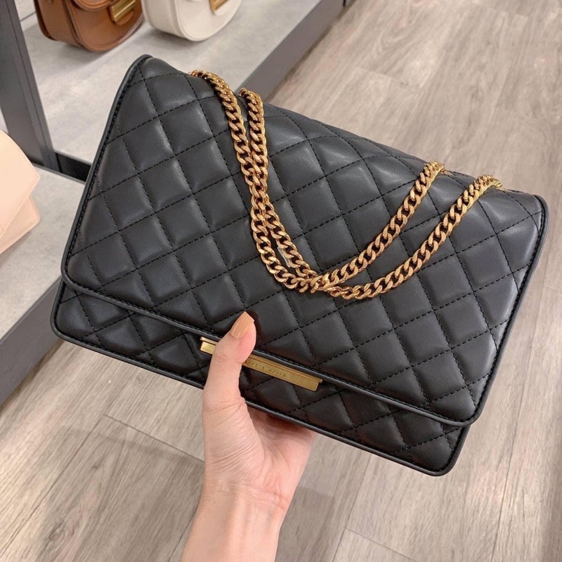 [Auth] Túi xách nữ công sở cao cấp quilted chain bag CnK