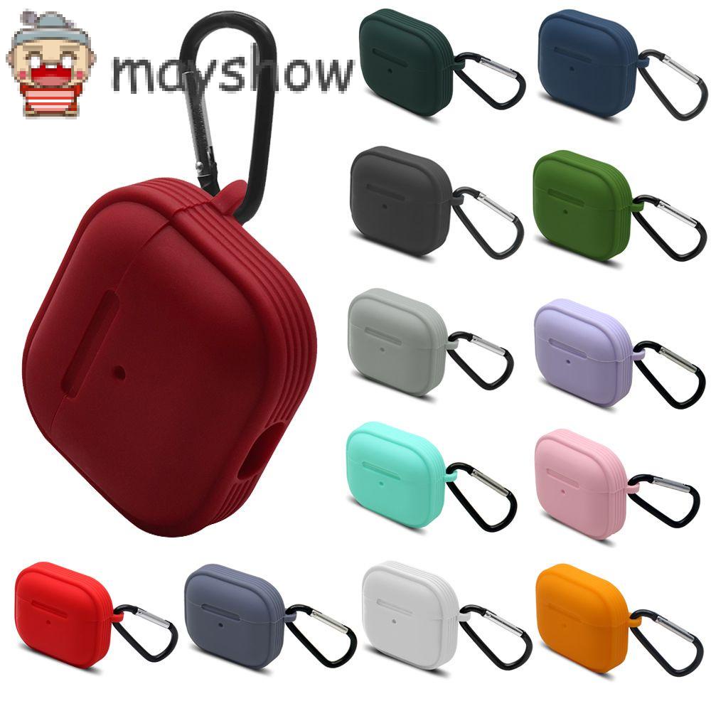 MAYSHOW Flexible Soft Silicone Cover Shockproof Bluetooth Earphone Protective Case Accessories Dustproof Anti Lost Sports Shell/Multicolor