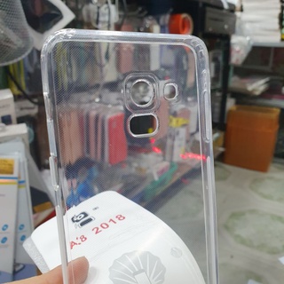 Ốp Samsung A8 2018 dẻo vân da