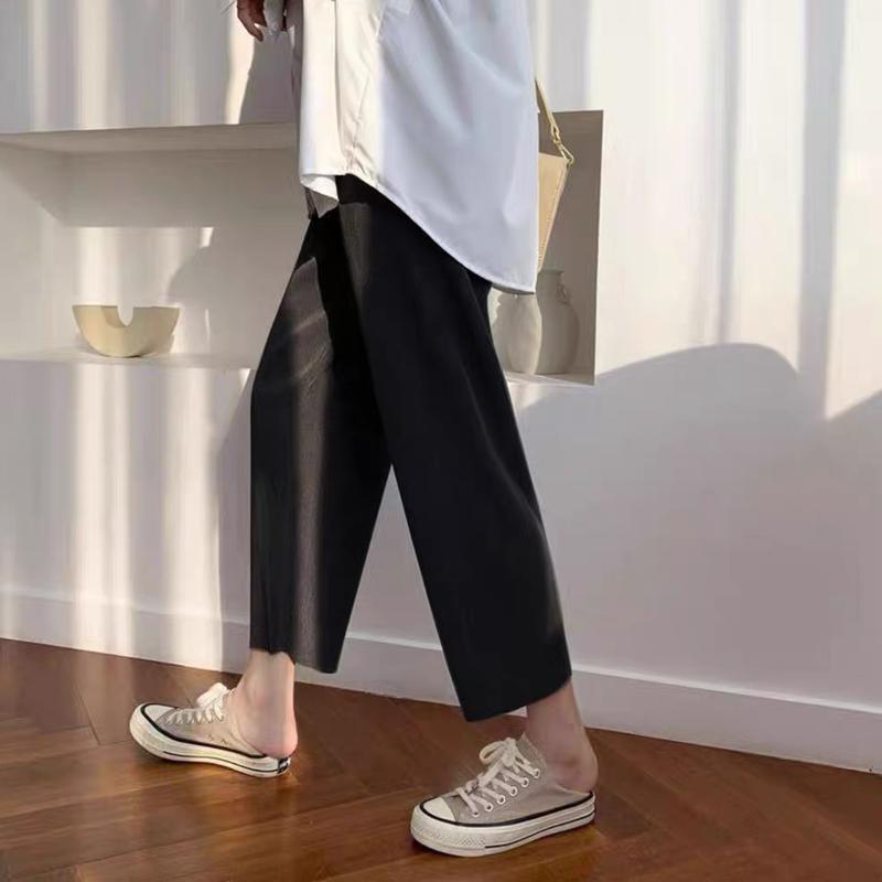 Fashionable Wide Waist High Waist Pants For Women