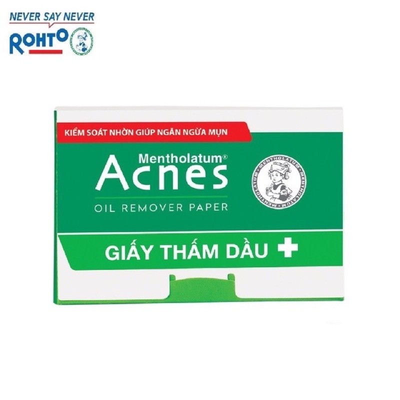 Giấy thấm dầu Acnes - Hộp 100 tờ