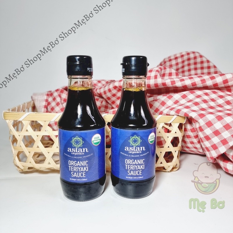 [ASISAN ORGANICS] NƯỚC TƯƠNG TERIYAKI HỮU CƠ 200ML