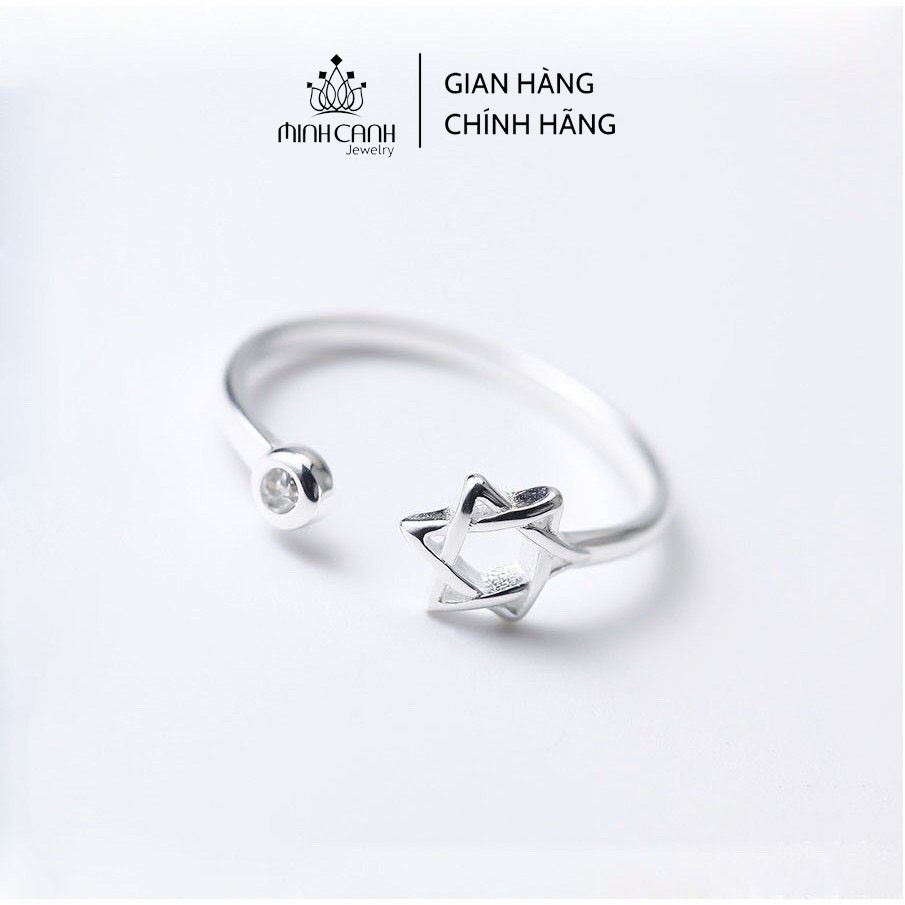 Nhẫn Bạc Nữ Ngôi Sao Đính Đá - Minh Canh Jewelry