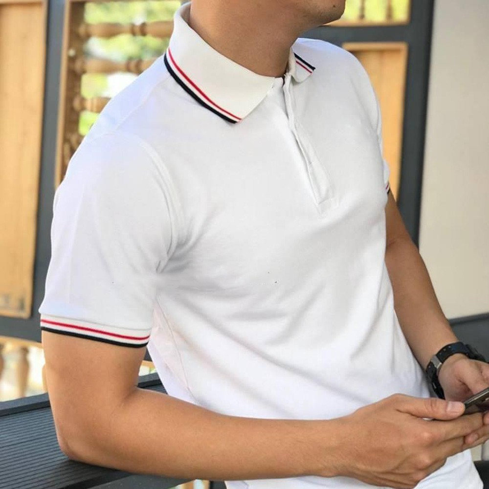 ÁO THUN NAM VIỀN CỔ VẢI CỰC XỊN v005 | BigBuy360 - bigbuy360.vn