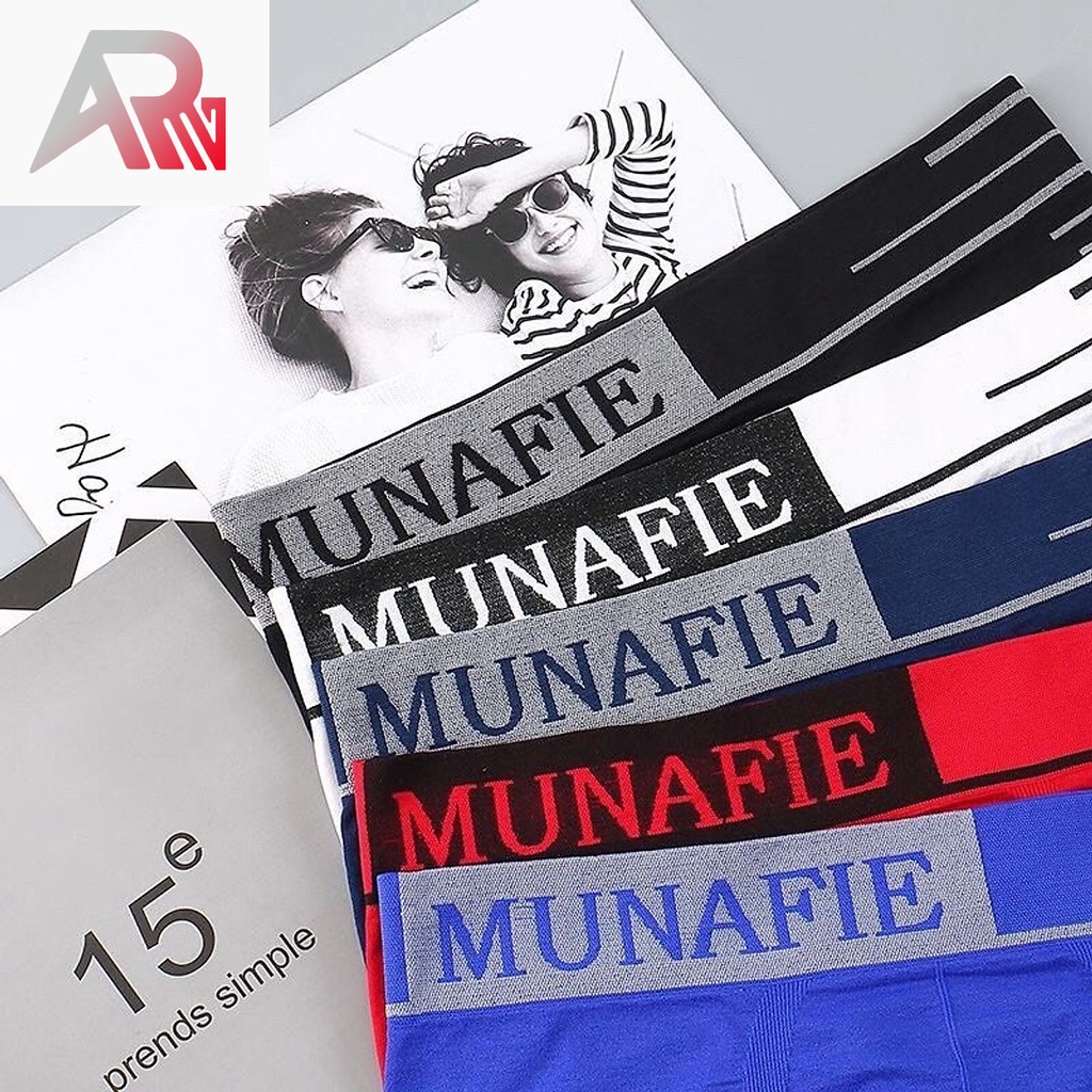 [FREE SHIP] Quần Boxer MUNAFIE dệt Cao cấp - Không đường may Hàng loại 1