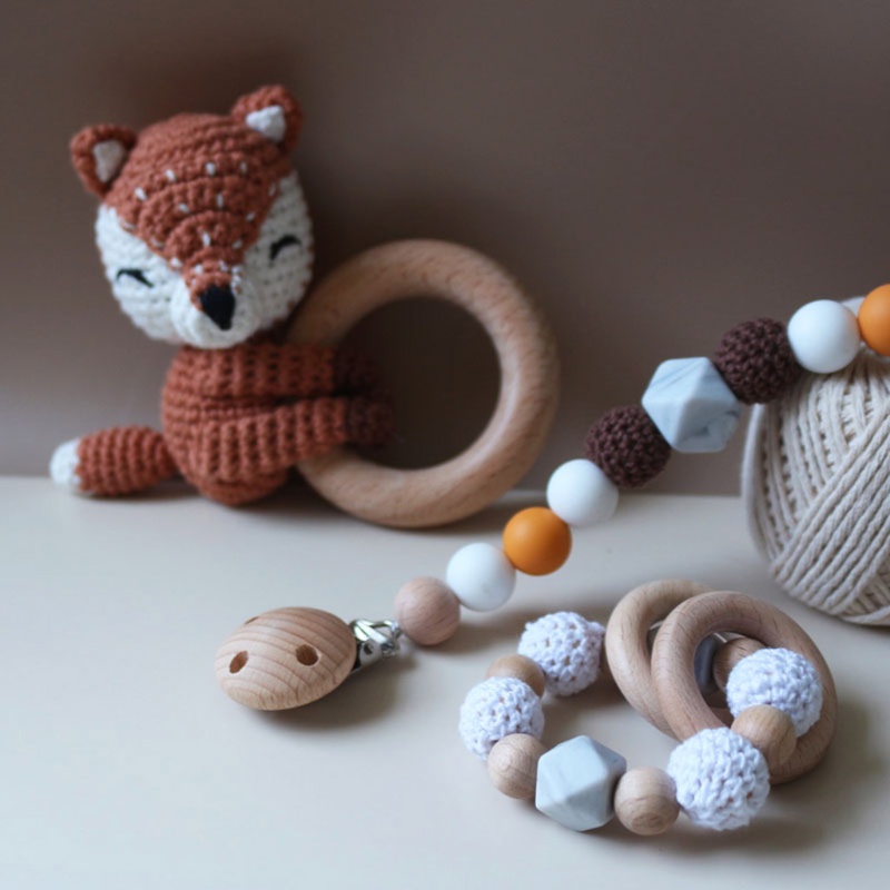 Giá Đỡ Núm Vú Giả Dạng Chuỗi Kẹp DIY Dành Cho Bé Sơ Sinh Mọc Răng