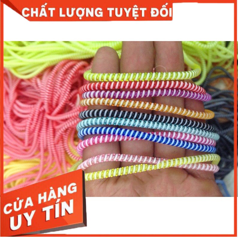combo 10 Dây quấn 2 màu bảo vệ cáp sạc và tai nghe điện thoại giá rẻ - TN MART SIÊU THỊ ONLINE