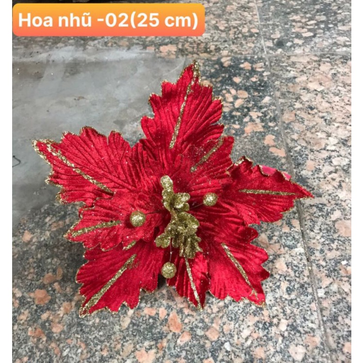 Hoa Peony size đại trang trí noel