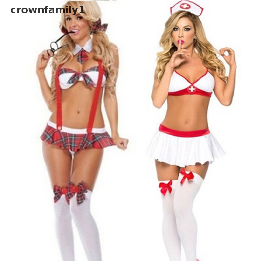 [crownfamily1] Đầm Hóa Trang Nữ Y Tá Gợi Cảm