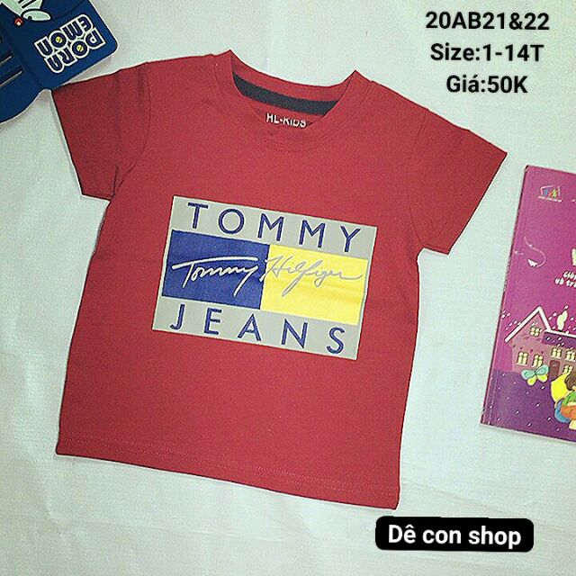 20AB19&20&21&22_ ÁO TOMMY BÉ TRAI