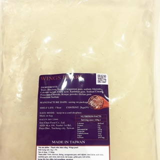 Trân châu trắng.thùng 6 gói 2kg