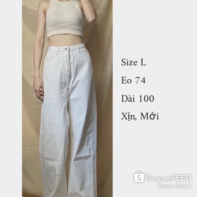 QUẦN JEAN SUÔNG, BAGGY 2HAND
