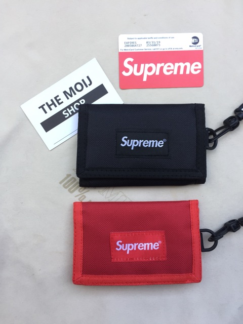 Ví Supreme đỏ cực chất - Wallet Supreme