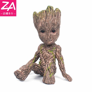Ngồi groot pocket edition Đồ Chơi Mô Hình Nhân Vật Người Cây Trong galaxy guardian Bằng Gỗ Brazil