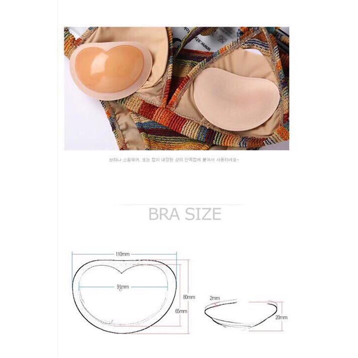 Cắp mút nâng ngực cho áo lót và bikini - Phụ kiện chân ái dán áo ngực nâng đẩy siêu đẹp | BigBuy360 - bigbuy360.vn