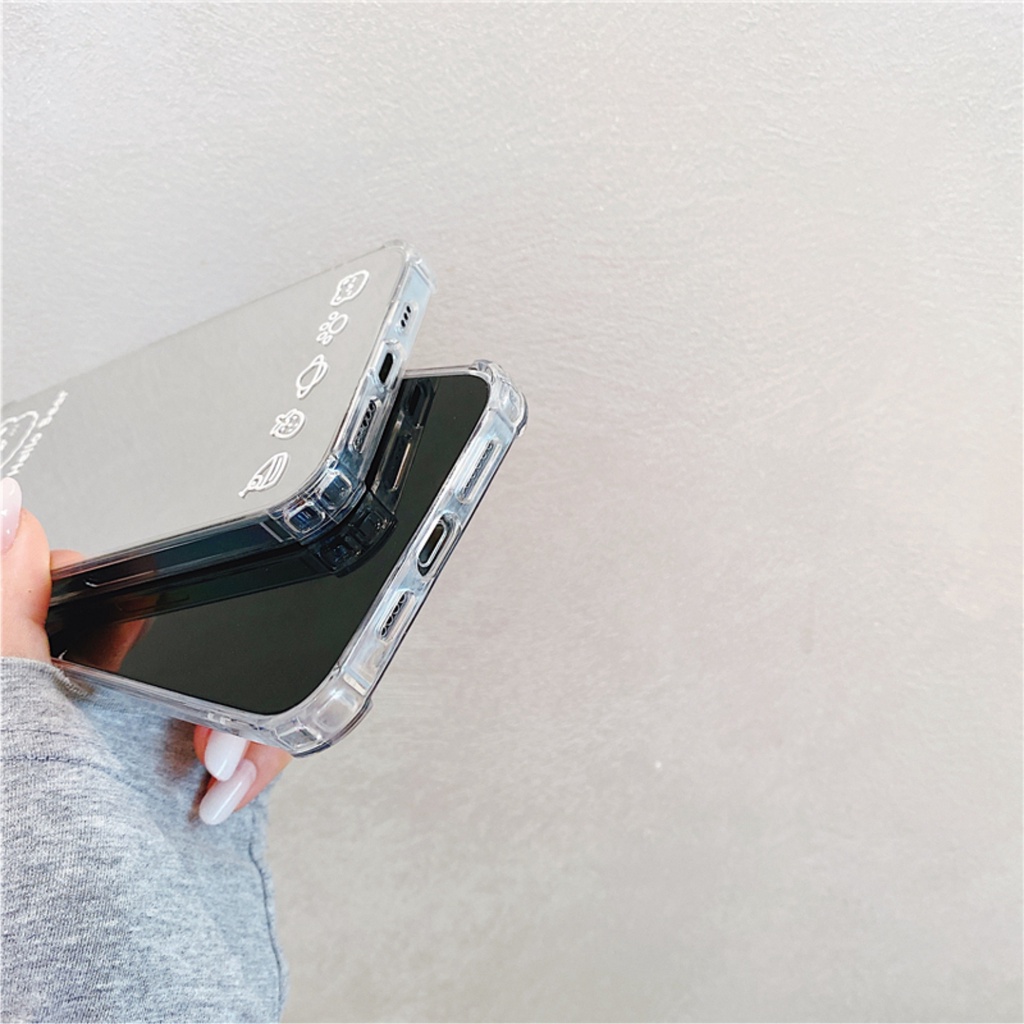 Ốp lưng gương chống sốc Bear cực xinh cho nhiều dòng máy của Iphone/samsung/oppo/realme/vivo/xiaomi
