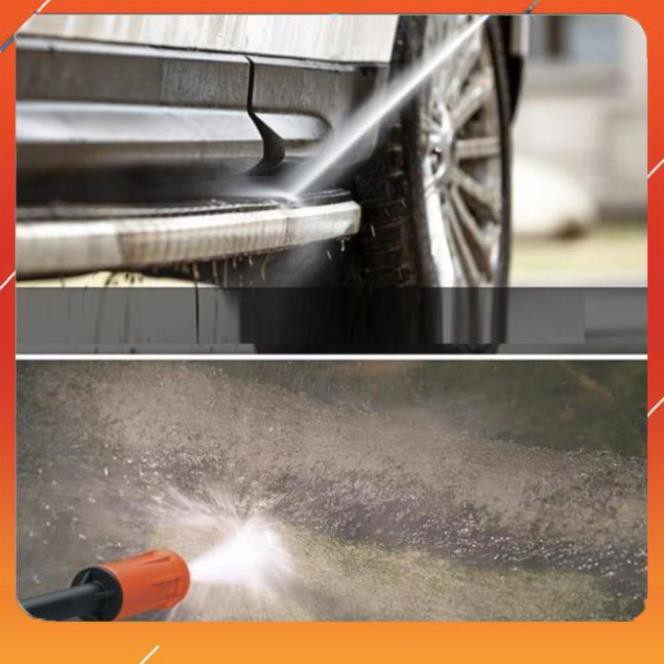 Vòi tưới cây rửa xe✔️❤️Evoucher Máy xịt rửa xe cao áp tăng áp lực nước xịt siêu khỏe 206719