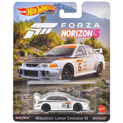 Xe mô hình Hot Wheels FORZA HORIZON 5 Mitsubishi Lancer Evolution VI
