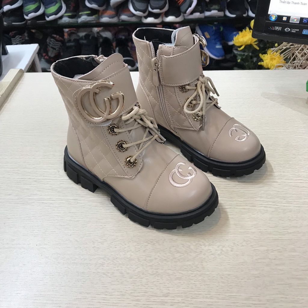 Giầy Bốt Trẻ Em Bé Gái Hàng QCCC