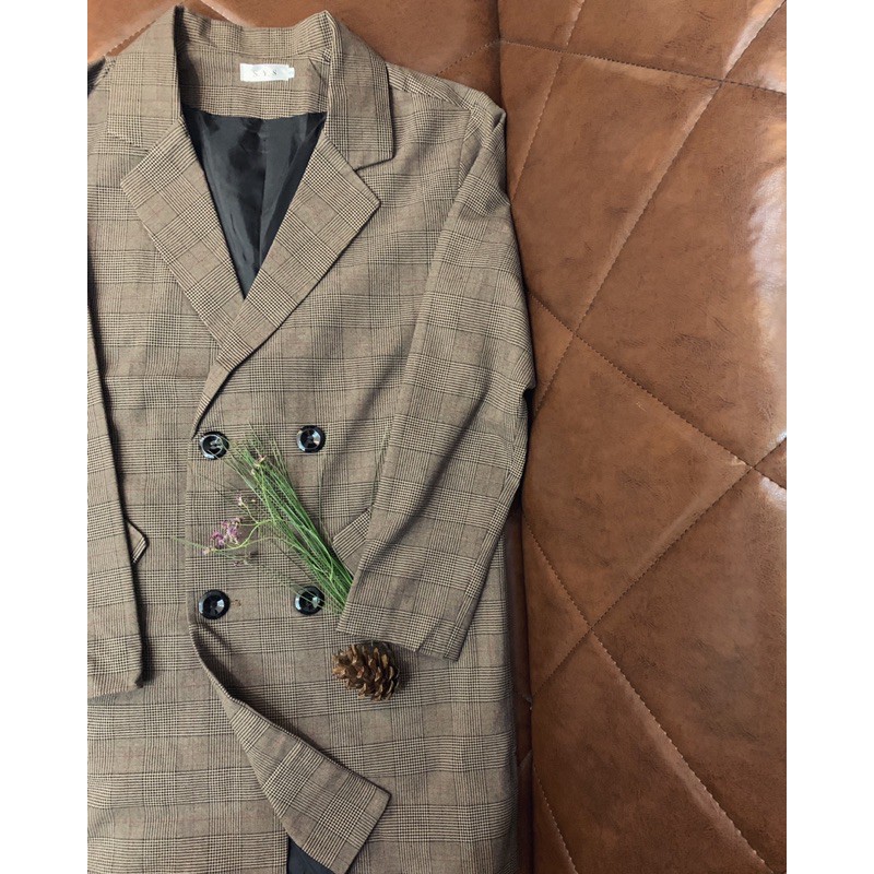 Áo blazer/ coat dáng dài nam nữ | BigBuy360 - bigbuy360.vn