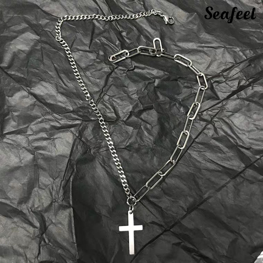 SF Set 1 / 3 vòng cổ Mặt Chữ Thập Cho Nam Và Nữ