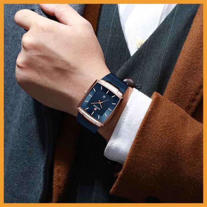 [Free ship - hàng Auth] Đồng hồ nam Reward mặt vuông, dây kim loại, chống nước ,hàng chính hãng bảo hành 1 năm | BigBuy360 - bigbuy360.vn