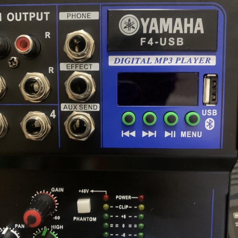 Bàn Trộn Mixer YAMAHA F4-USB BLUEOOTH BẢN MỚI NHẤT 2021 Kèm đầy đủ phụ kiện