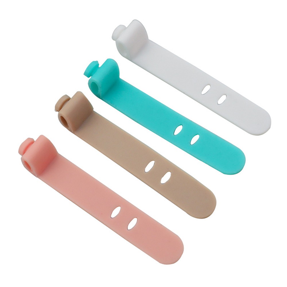 Set 4 dụng cụ silicon quấn gọn dây cáp