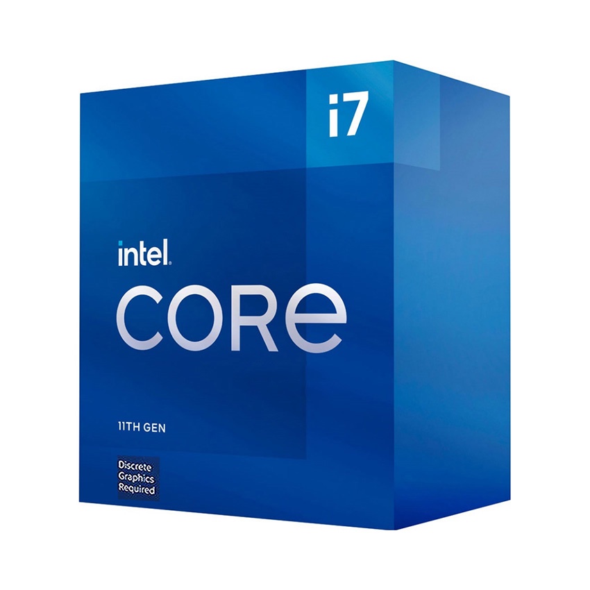 CPU Intel Core i7 11700F (2.50 Up to 4.90GHz, 16M, 8 Cores 16 Threads) TRAY chưa gồm Fan (Không GPU)