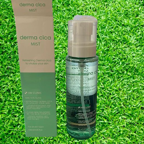 [Hàng Chính Hãng] Xịt khoáng tinh chất rau má DERMA CICA MIST 3W CLINIC Hàn Quốc | BigBuy360 - bigbuy360.vn
