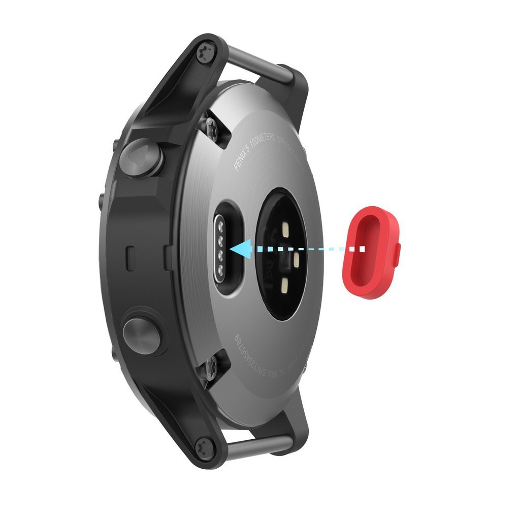 Nút cao su che cổng sạc cho đồng hồ Garmin Fenix 5/5S/5X/instinct/Forerunner 935/45/45S/245/945 (Màu Ngẫu Nhiên)