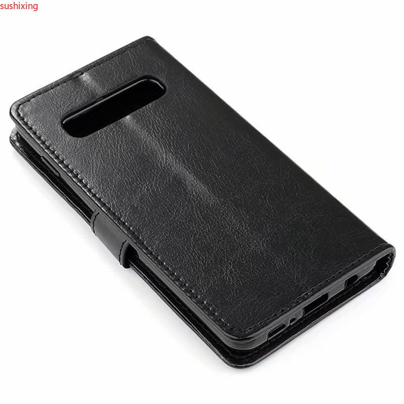 Ốp Điện Thoại Da Màu Trơn Nắp Lật Cho Samsung Galaxy Note 2 7 N9100 ON5 ON7 G7106 I9150 G360 A8 Core Prime