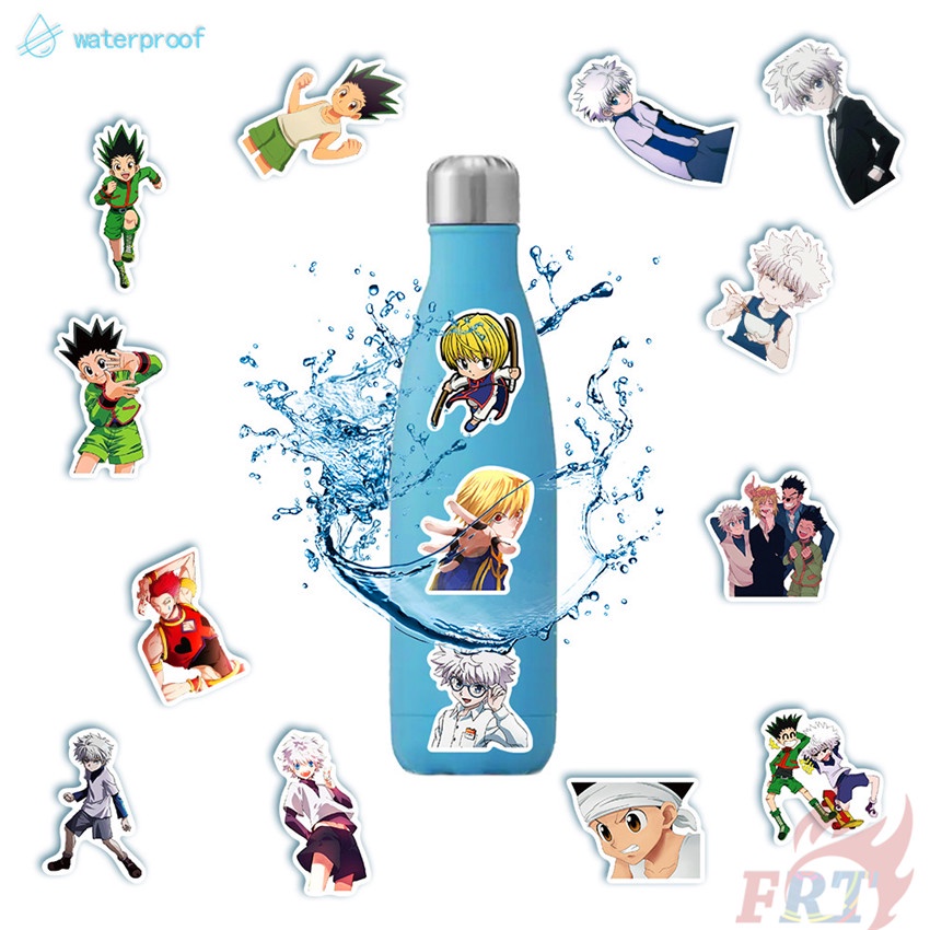 Bộ 50 miếng dán trang trí laptop hành lý DIY HUNTER×HUNTER Series 06