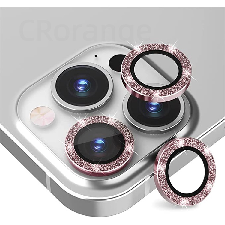 Miếng Bảo Vệ Camera Sau Điện Thoại Đính Kim Cương 3D Cho iPhone13 Pro Max 11 Pro Sierra Blue Glass iPhone 12 Pro Max