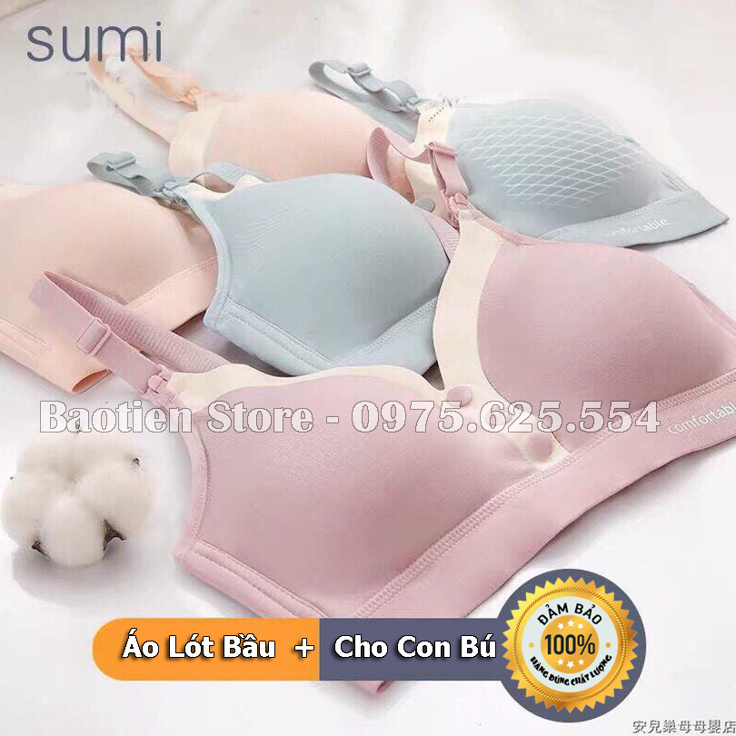 Áo Ngực Bầu| ÁO LÓT CHO CON BÚ| Sau Sinh| Size Lớn| Chống Chảy Xệ| Không Gọng| Đệm Mút Mỏng AN17