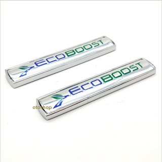 Tem chữ ECOBOOST trang trí xe Model-2