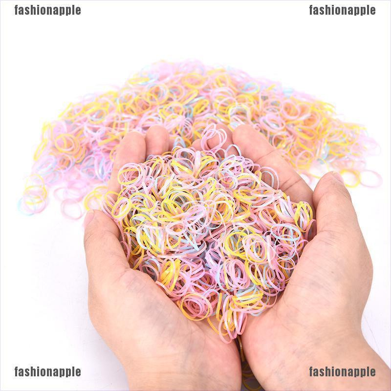 Hộp 2500 Dây Chun Buộc Tóc Trong Suốt Cho Bé