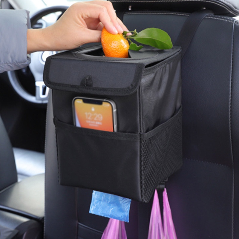 Thùng Đựng Rác Chống Thấm Nước Có Thể Gấp Gọn Tiện Dụng Cho Xe Hơi