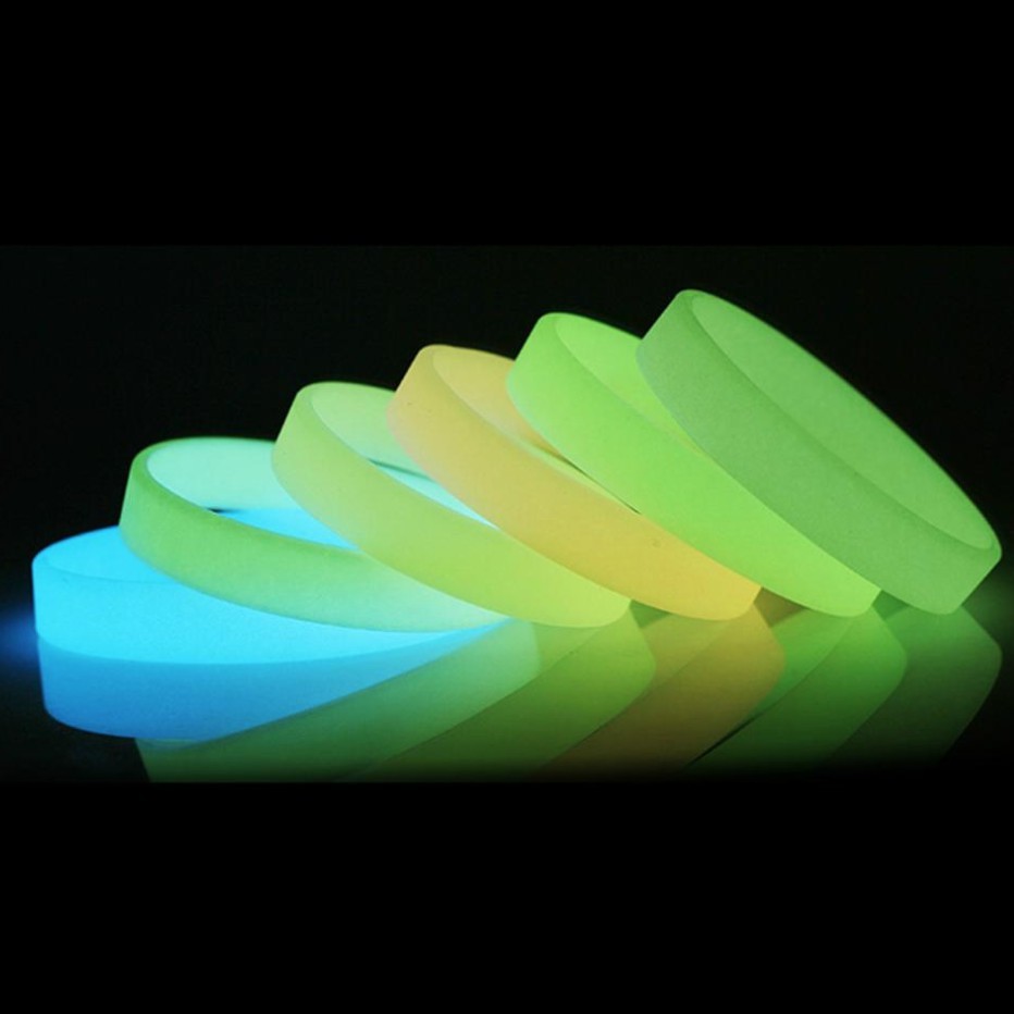 Cao Su Phát Sáng Vòng Đeo Tay Silicone Phát Quang ECGIFT SW007